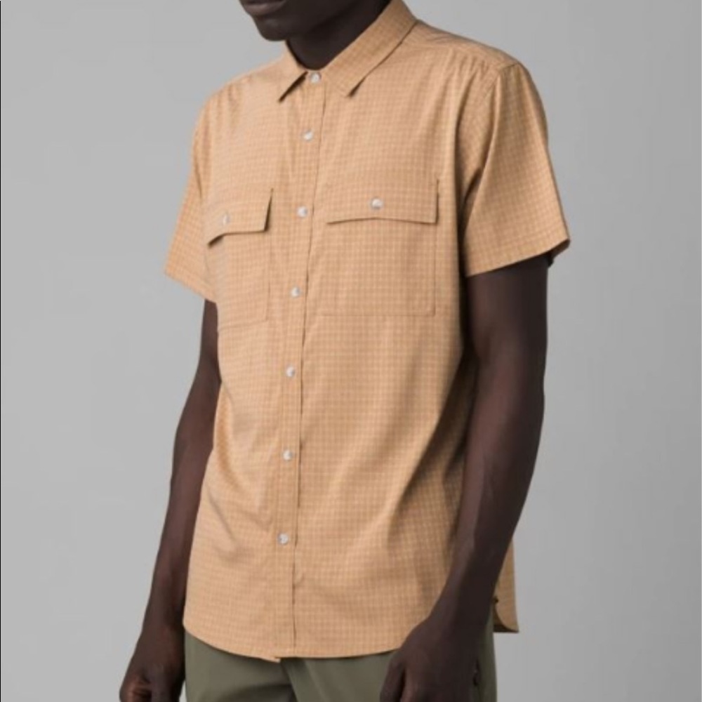 Prana Mens Garvan Button Down NWT